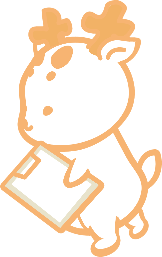 お客さまノートのキャラクター